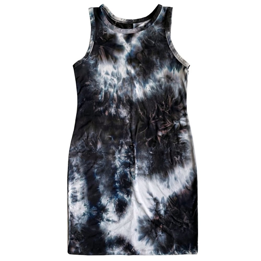 Amazing Black Tiedye T’shirt Dress - NWT